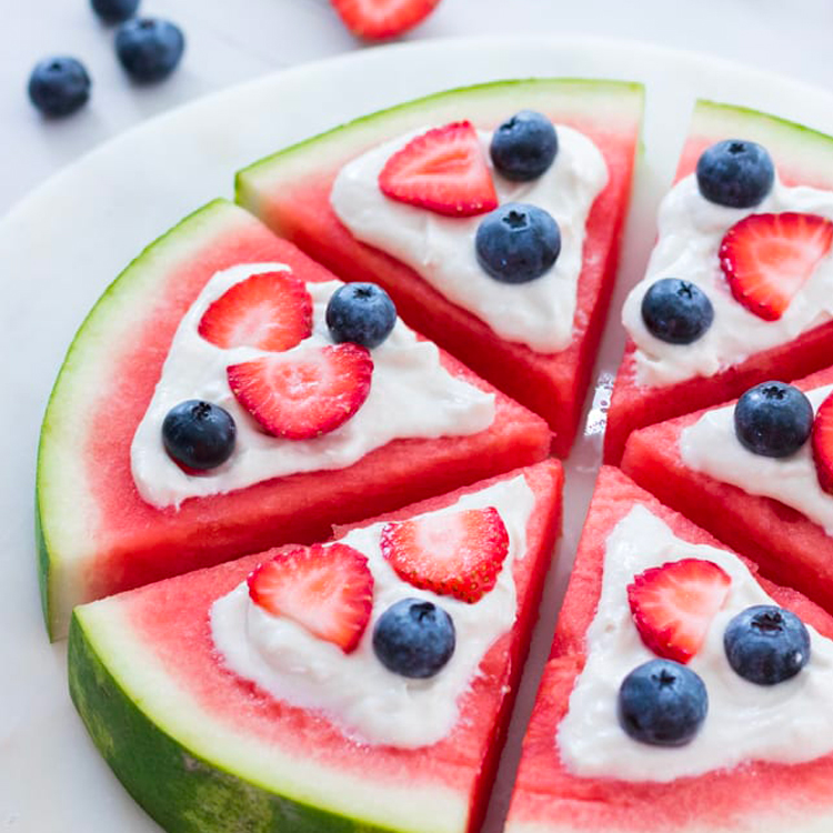 Easy Watermelon Pizza