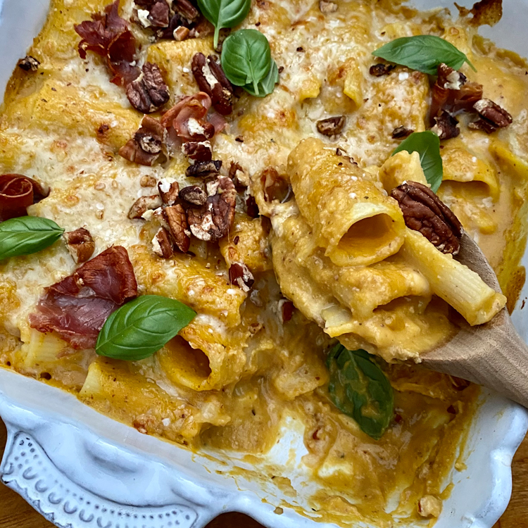 Creamy Butternut Squash Rigatoni