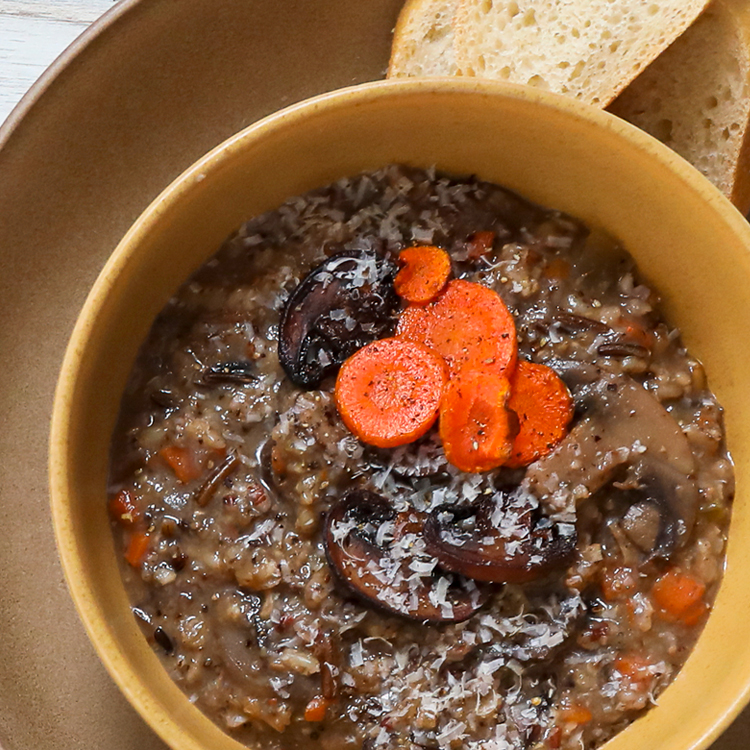 Mushroom & Wild Rice Soup